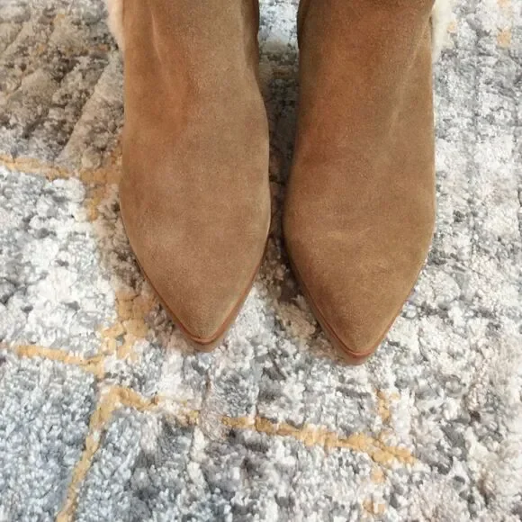 MARC FISHER LTD BRENDAN WEDGE BOOTIE! EUC! SZ 9 - Picture 3 of 11